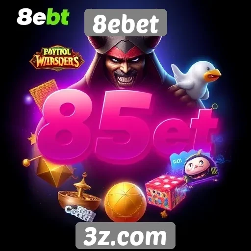 Variedade de jogos disponíveis na plataforma 8ebet